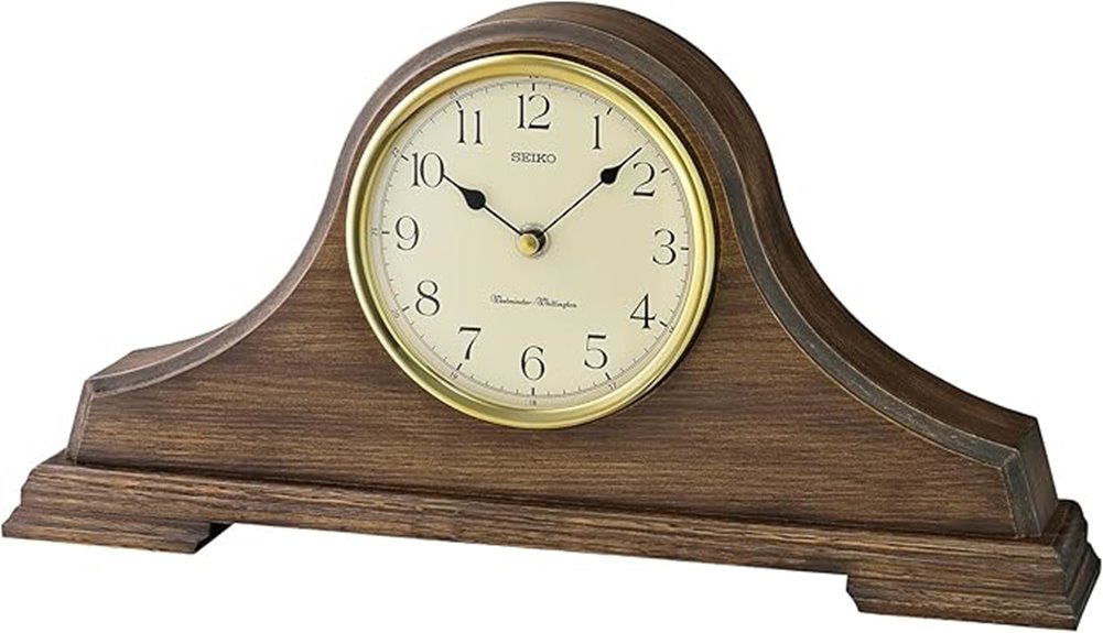 seiko ria mantel clock
