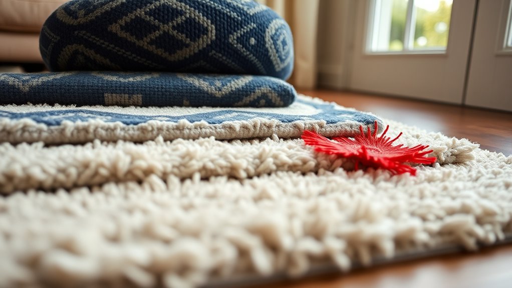 selecting appropriate rug layers