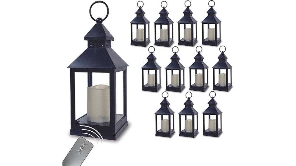set of 12 lanterns