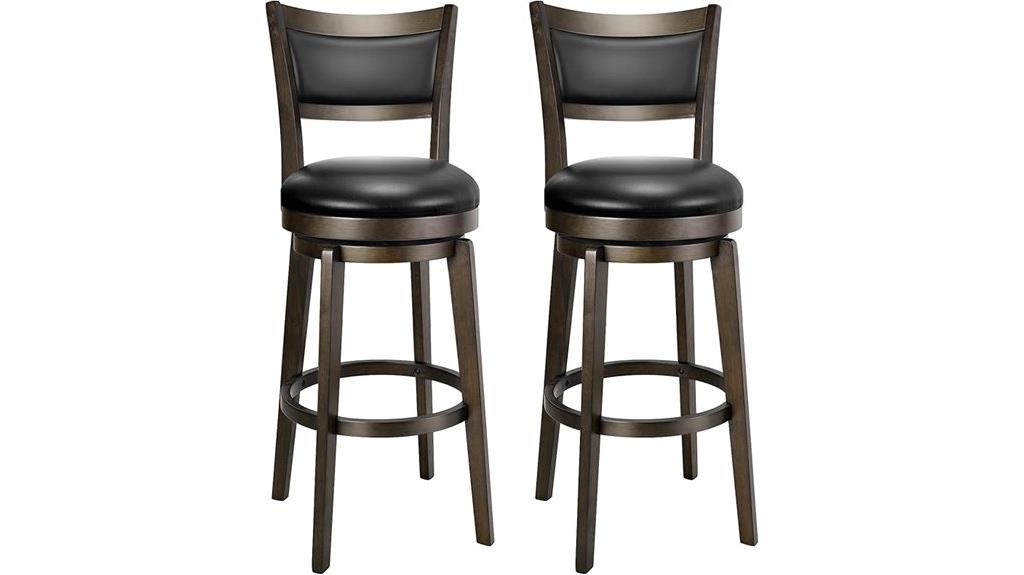 set of two swivel stools