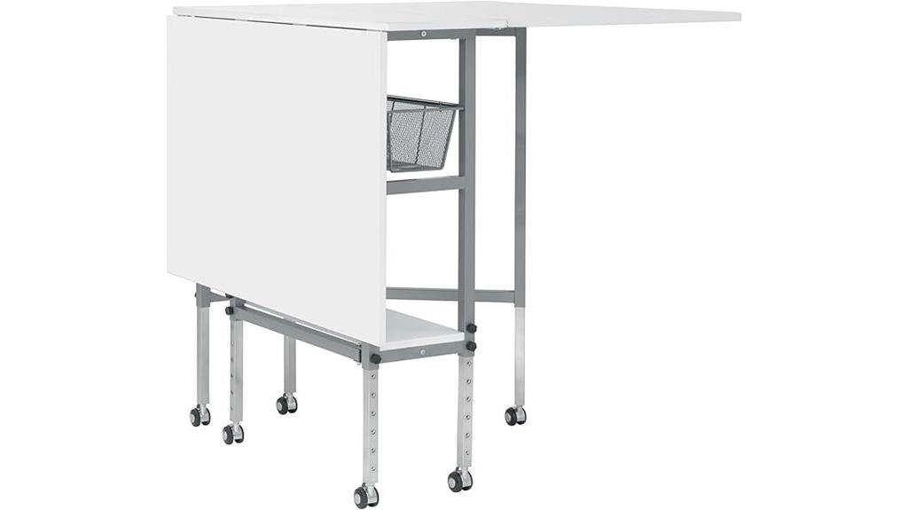 sewing table with storage