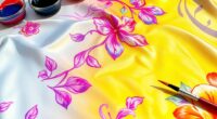 silk painting techniques and fabrics