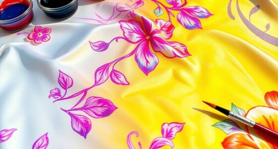 silk painting techniques and fabrics