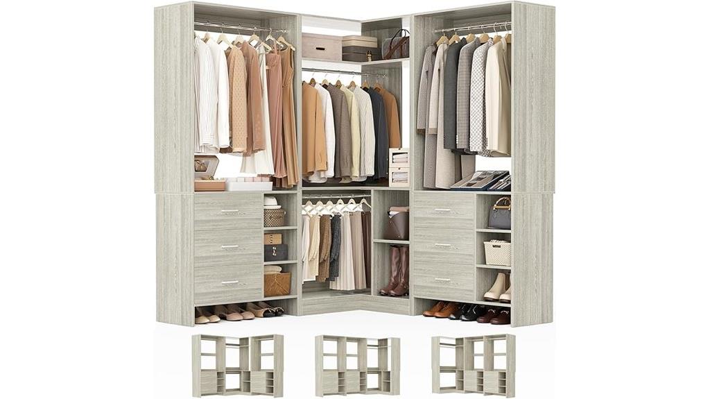 six drawer closet organizer