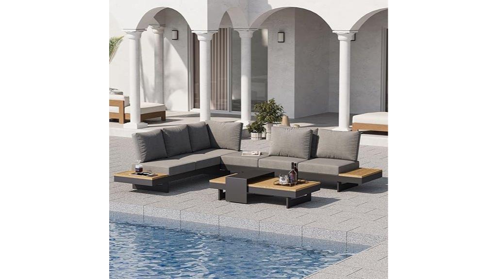six piece patio set