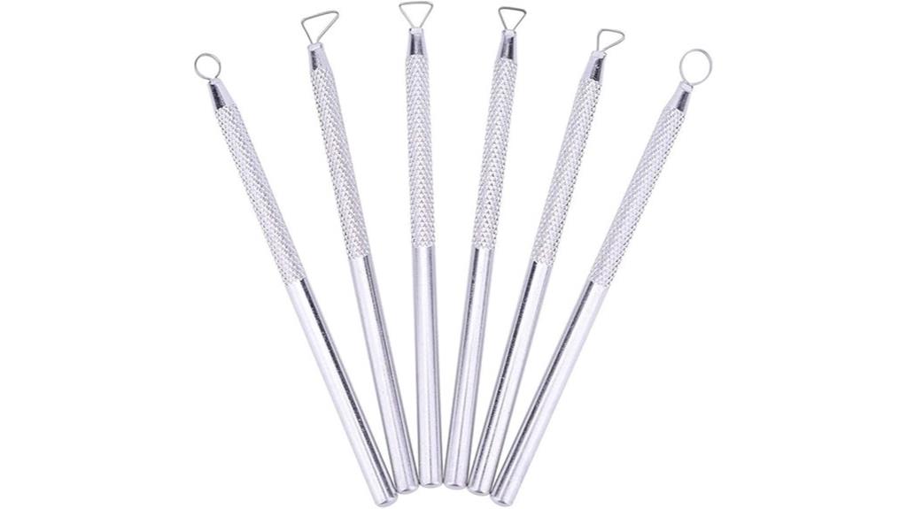 six piece pottery tools