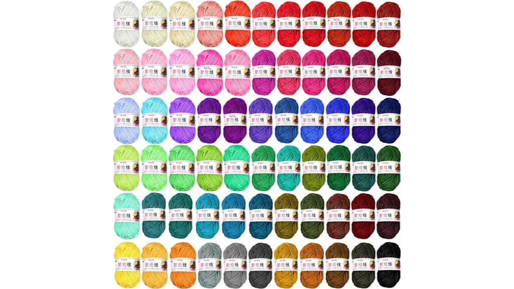six six color yarn pack