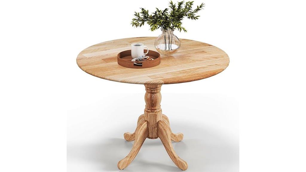 small round dining table