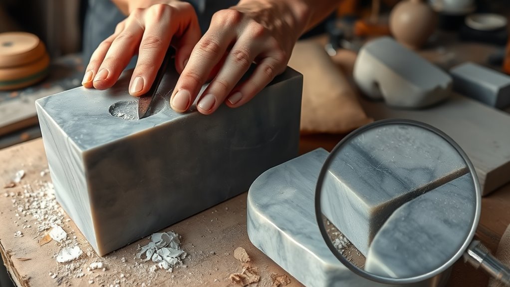 soapstone carving and polishing