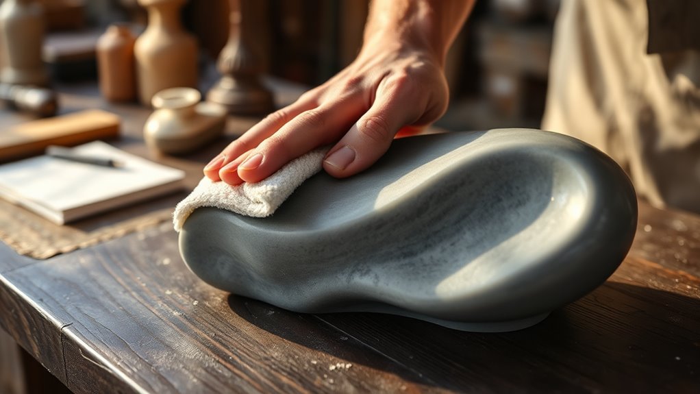 soapstone display care tips