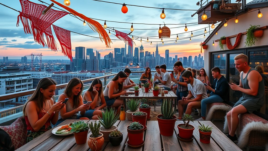 social media amplifies boho worldwide