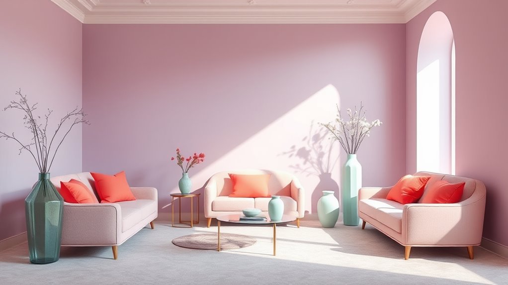 soft calming color palette