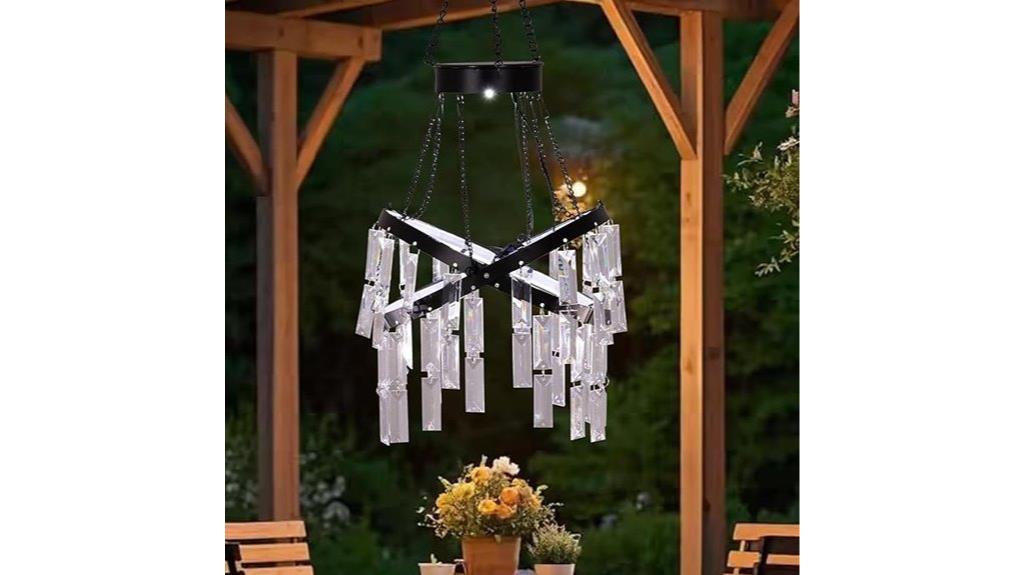 solar waterproof crystal lantern