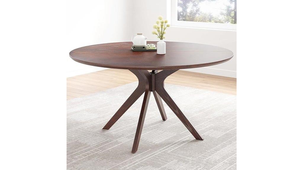 solid wood dining table