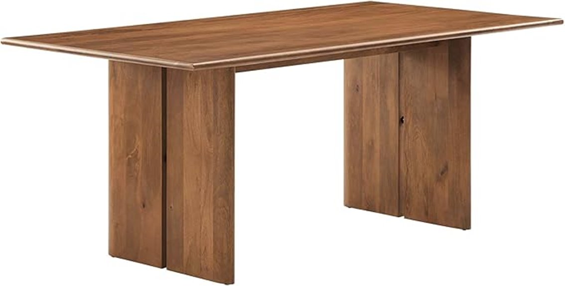 solid wood farmhouse table