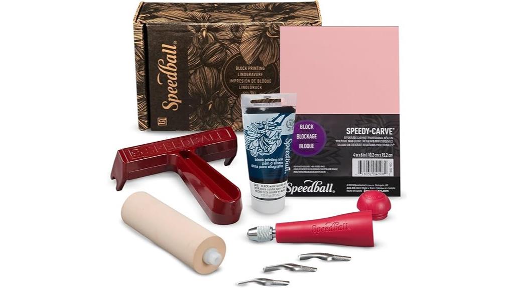 speedball block printing kit