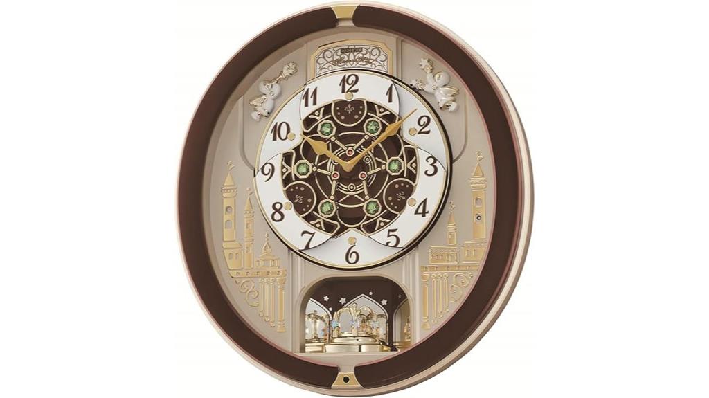 spring dance musical clock