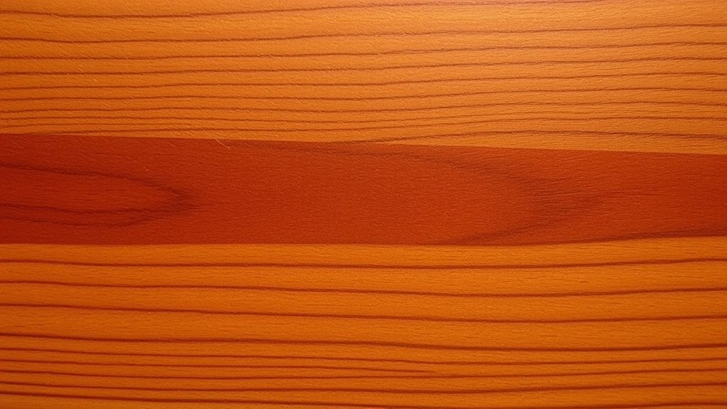 stain application and finishing