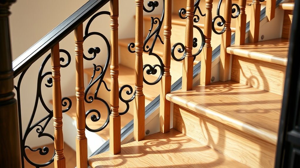 staircase components and details