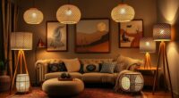 stylish boho floor lamps