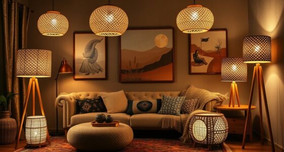 stylish boho floor lamps
