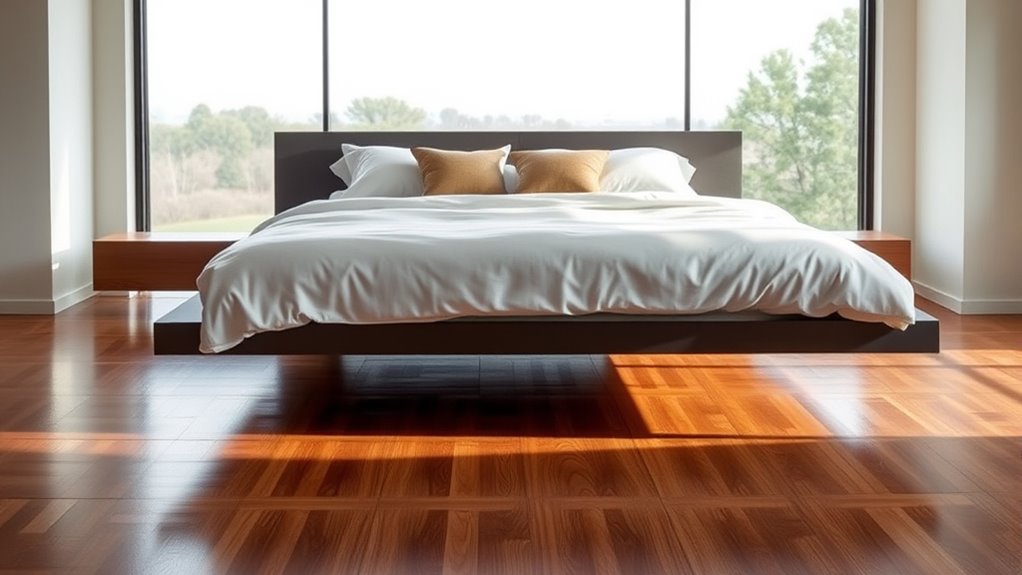 stylish floating bed options