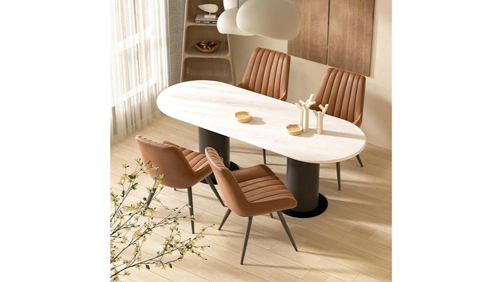 stylish four piece dining set