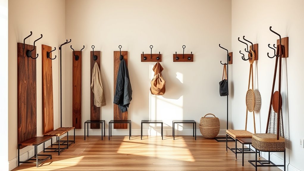 stylish handcrafted coat organizers