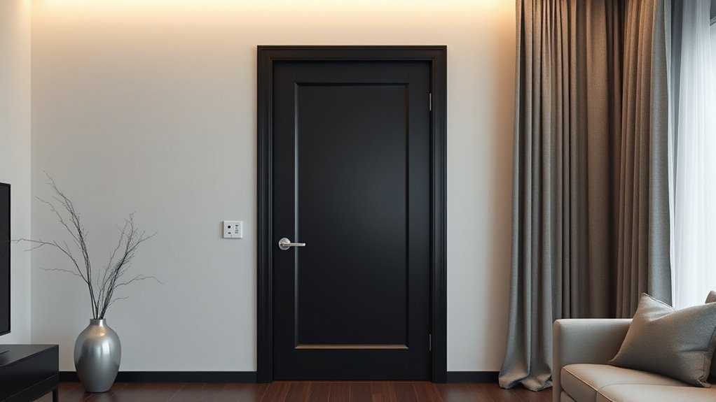 stylish insulated soundproof doors