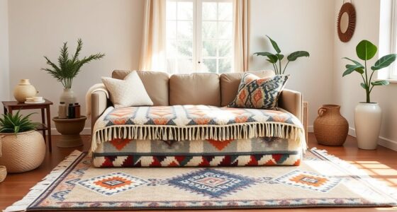 stylish washable boho rugs