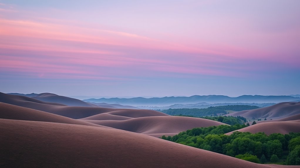 subtle bright soft colors