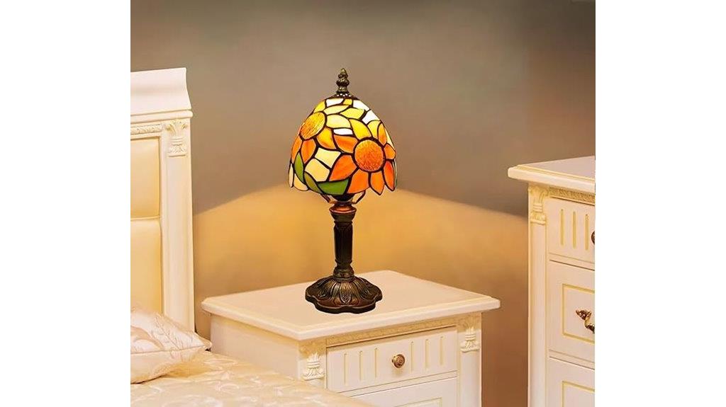 sunflower tiffany lamp