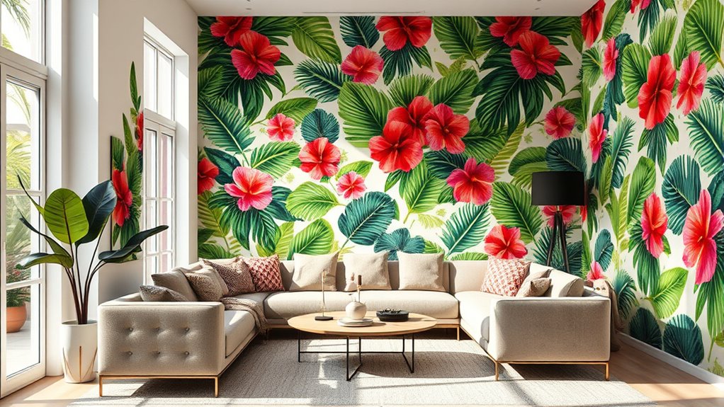 sustainable modern tropical style