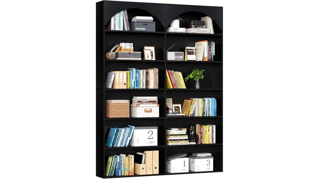 tall seven tier bookcase
