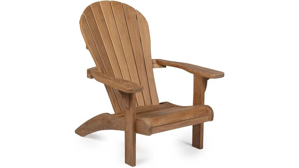 teak adirondack chair