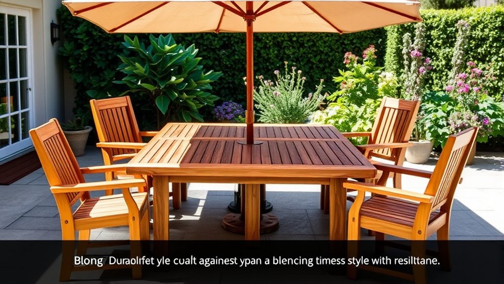 teak durability size maintenance
