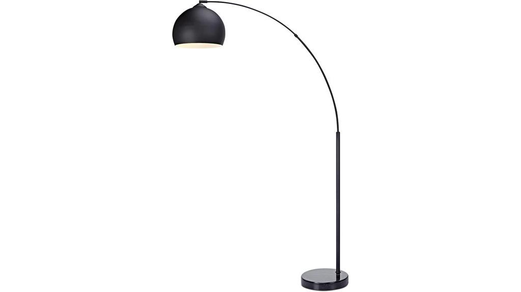 teamson home arquer floor lamp