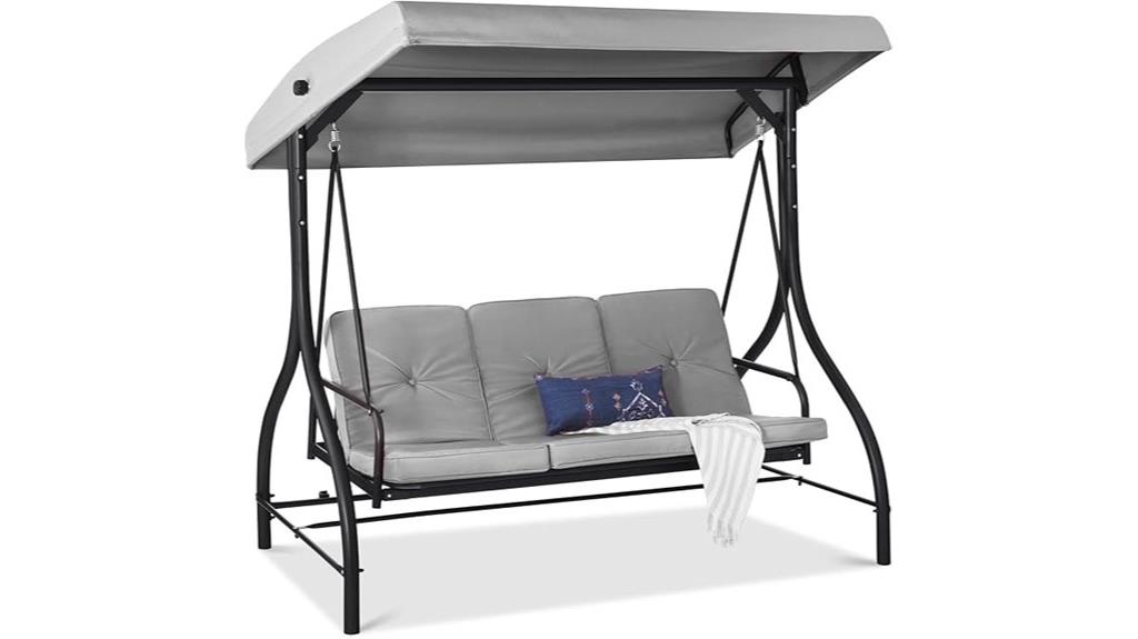 three seat outdoor canopy