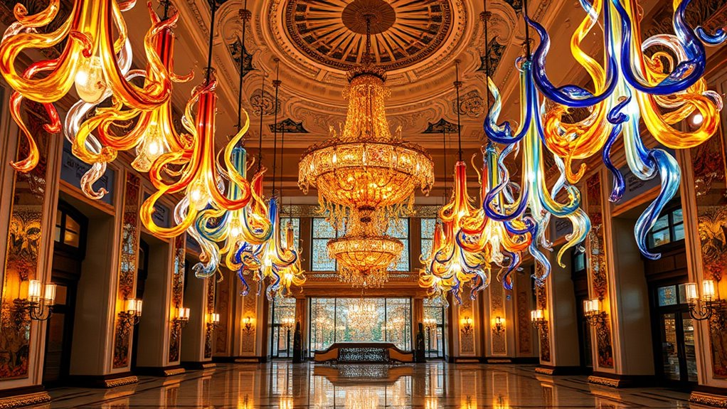 top 15 hand blown glass chandeliers
