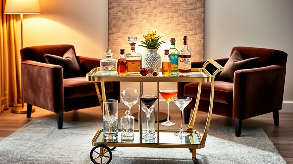 top 15 home bar cart options