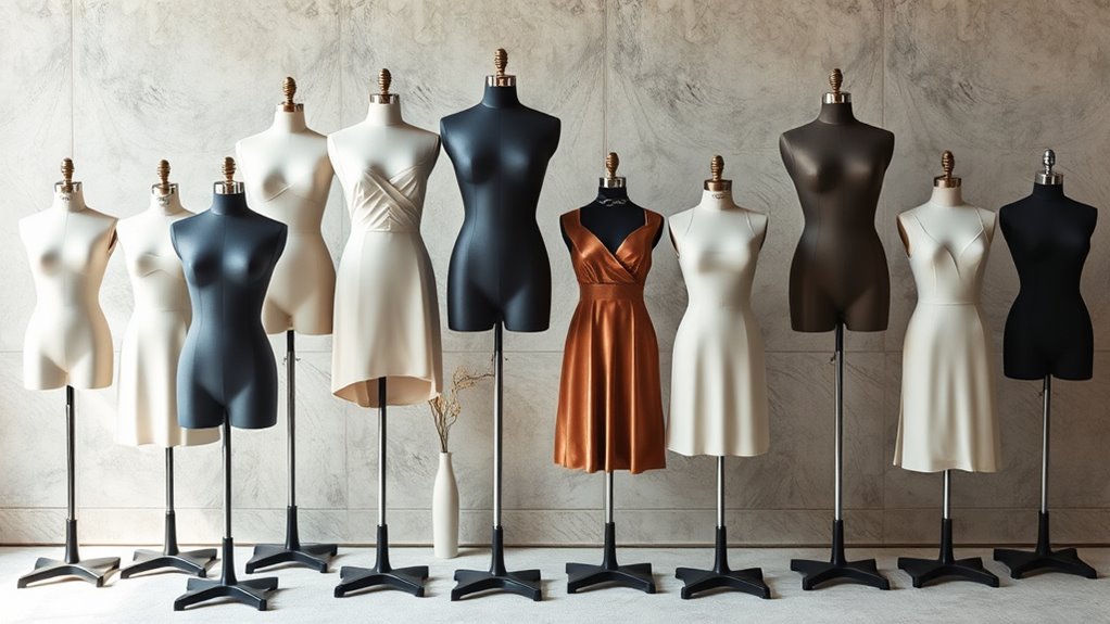 top adjustable mannequin dress forms