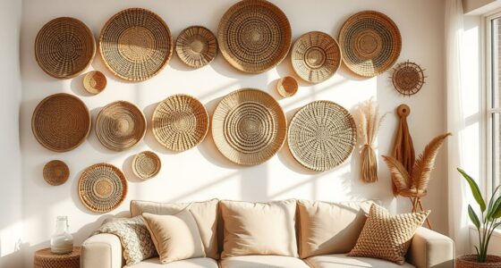 top boho wall basket picks