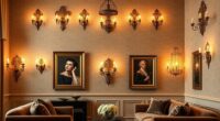 top brass wall sconces