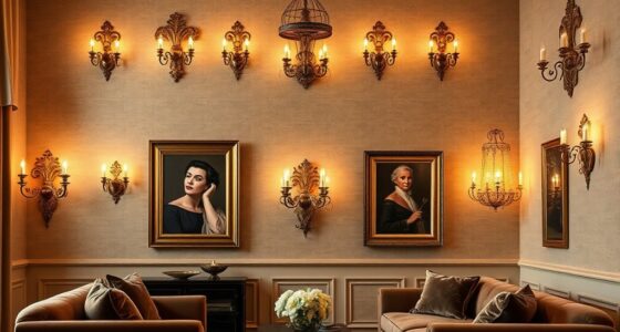 top brass wall sconces