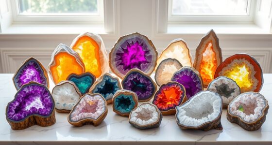 top crystal geode decor