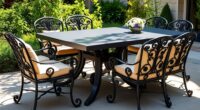 top durable aluminum dining sets