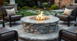 top durable stone fire pits