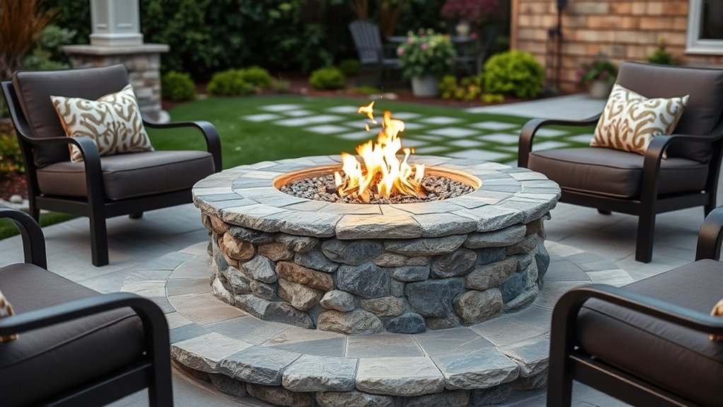 top durable stone fire pits