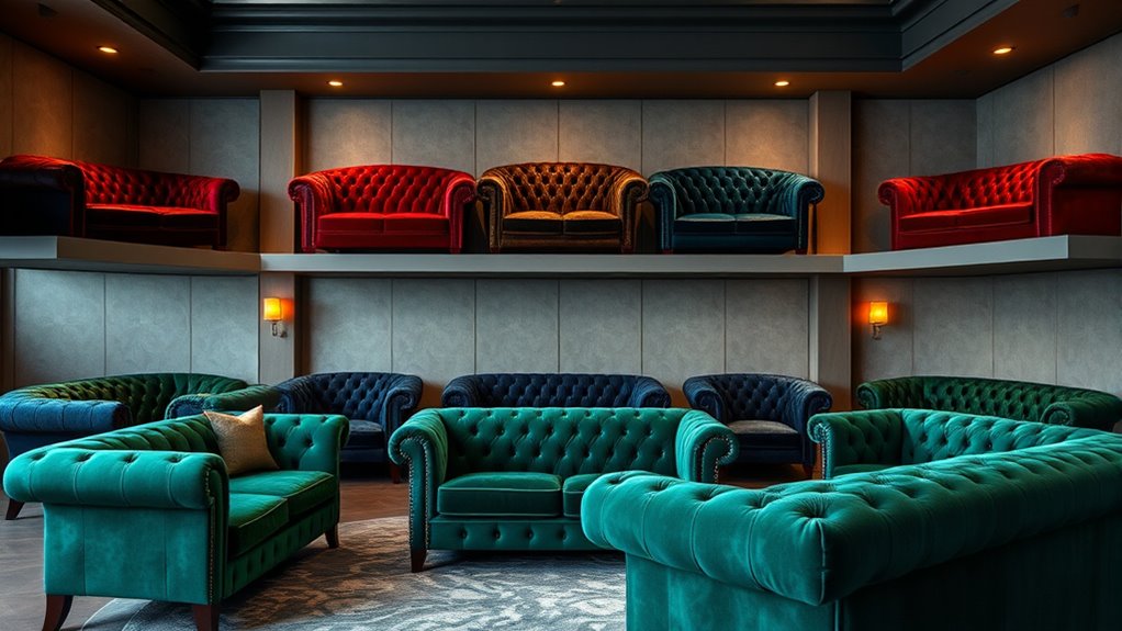 top elegant velvet sofas