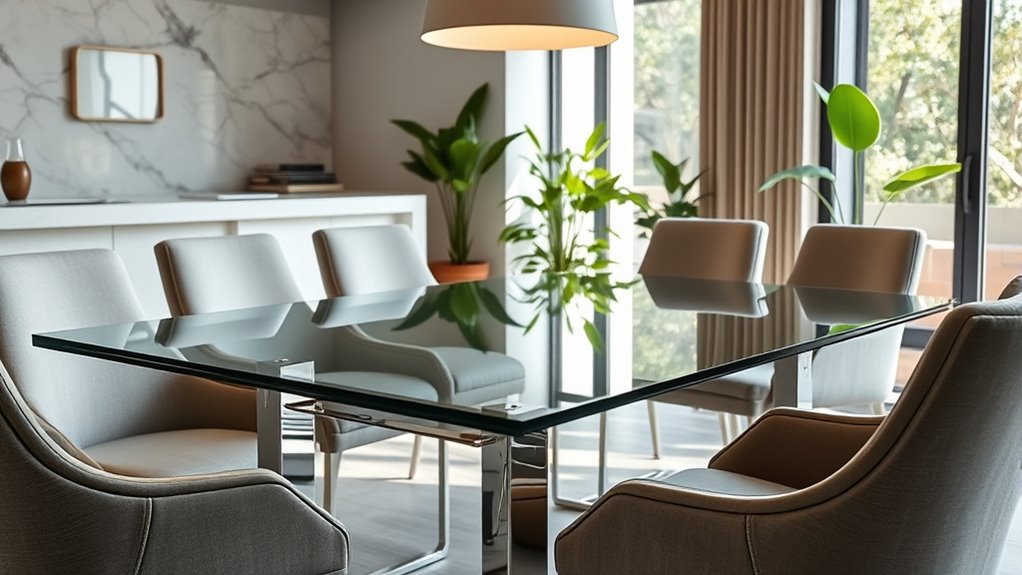 top glass table designs